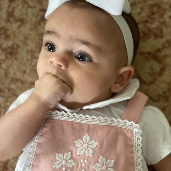 Boho Romper with Embroidery Size 6-9 months - Picture 7 of 7